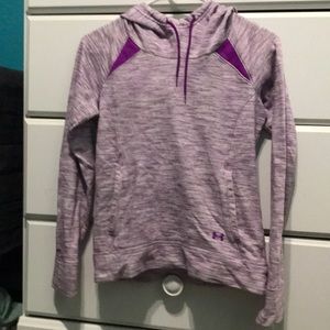 💜Purple under armour hoodie💜